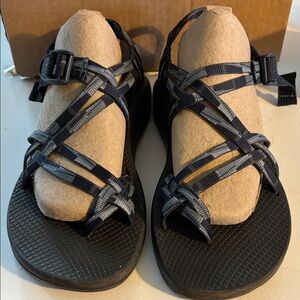 Chaco dark blue&light blue Strappy Sport Sandals size 12w